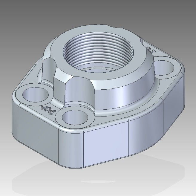 C25 - Brides taraudées SAE